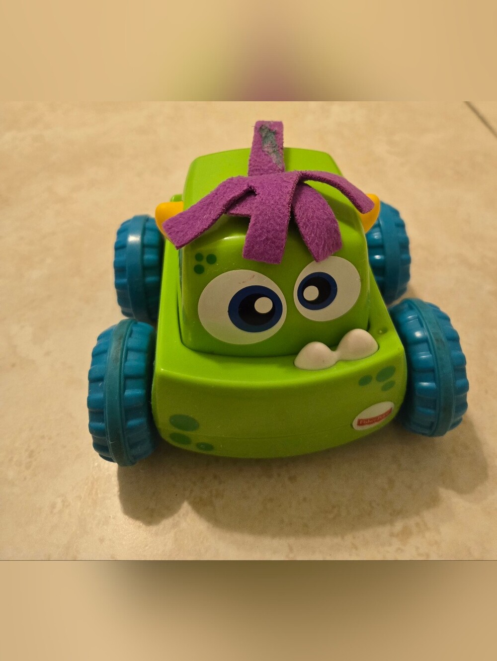 Fisher Price Press N' Go Green Monster Car Interactive Play Toy